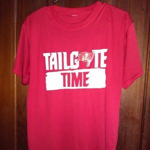TAMPA BAY BUCS T-SHIRT // Buccaneers Promo NFL Football Tee Medium